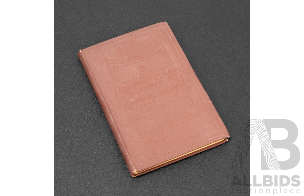 Slim Antique Late-Victorian School Textbook