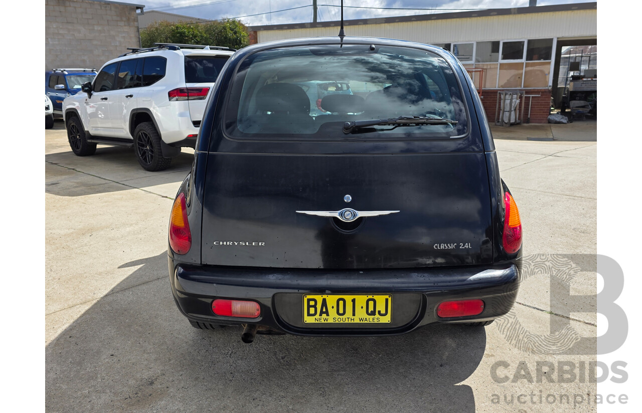 4/2005 Chrysler Pt Cruiser Classic MY05 UPGRADE 5d Hatchback Black 2.4L