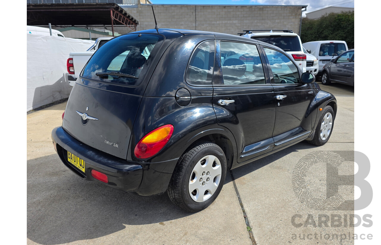 4/2005 Chrysler Pt Cruiser Classic MY05 UPGRADE 5d Hatchback Black 2.4L