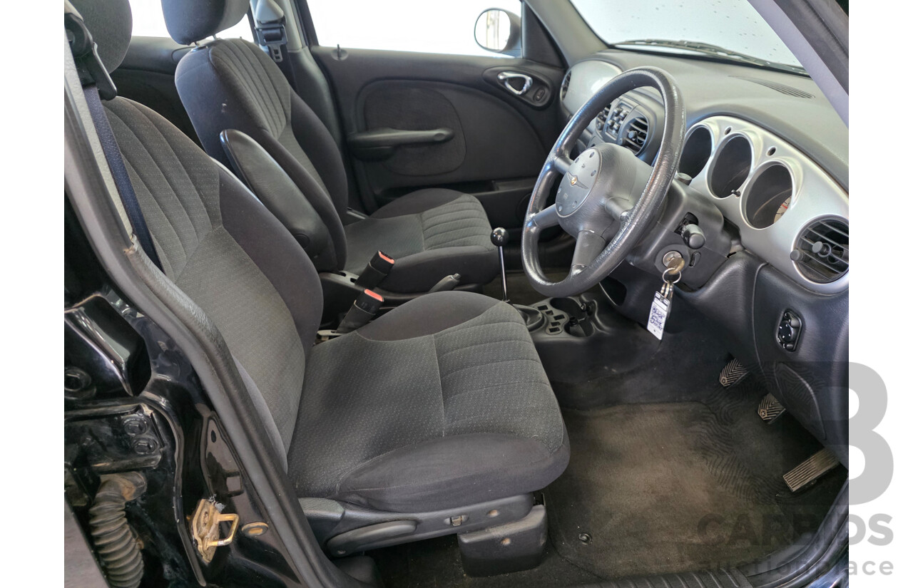 4/2005 Chrysler Pt Cruiser Classic MY05 UPGRADE 5d Hatchback Black 2.4L