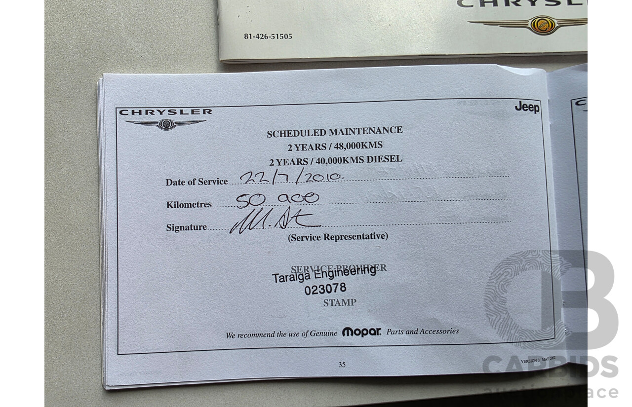 4/2005 Chrysler Pt Cruiser Classic MY05 UPGRADE 5d Hatchback Black 2.4L