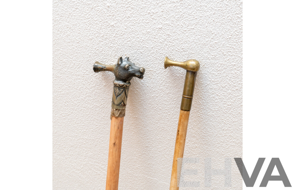Two Vintage Swagger Sticks Comprising - Lot 1620176 | EHVA