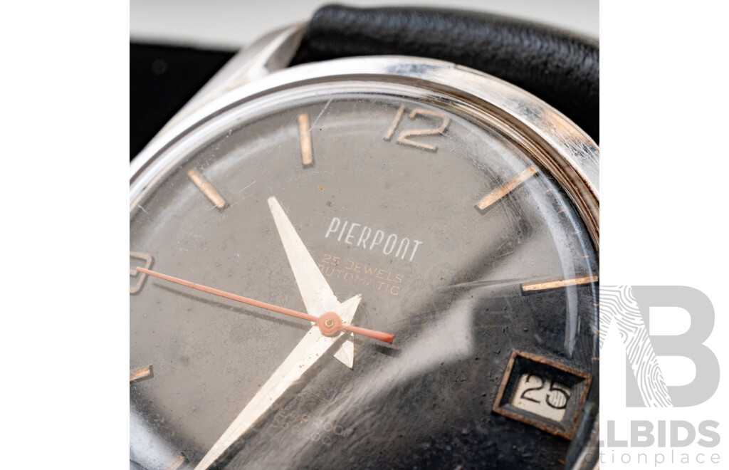 Men's Vintage Pierpont Automatic Mechanical Wristwatch - 45318