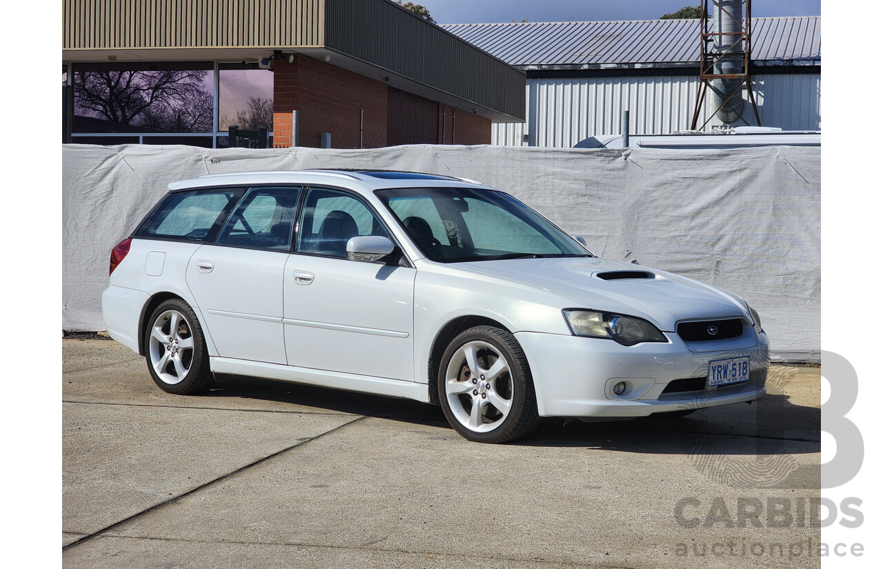 9/2004 Subaru Liberty GT MY05 4d Wagon White 2.0L