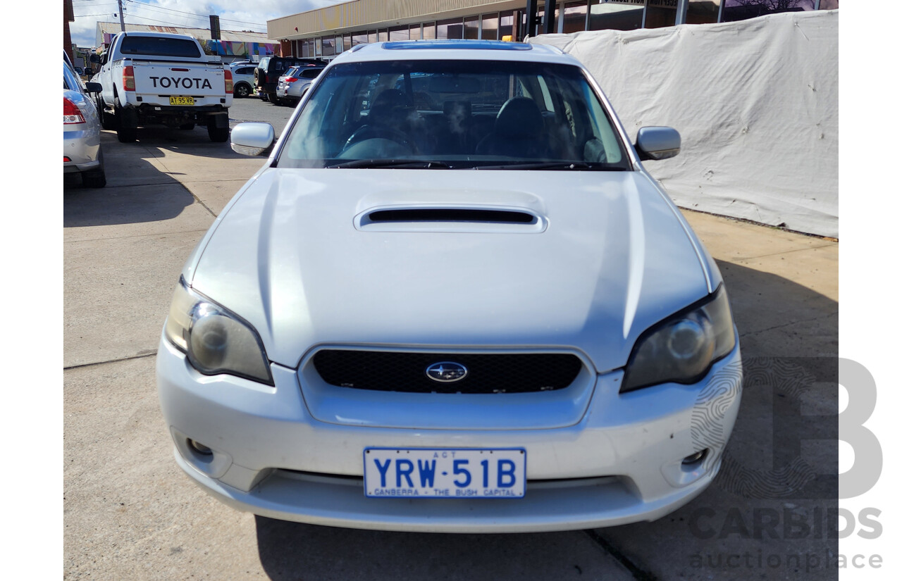 9/2004 Subaru Liberty GT MY05 4d Wagon White 2.0L