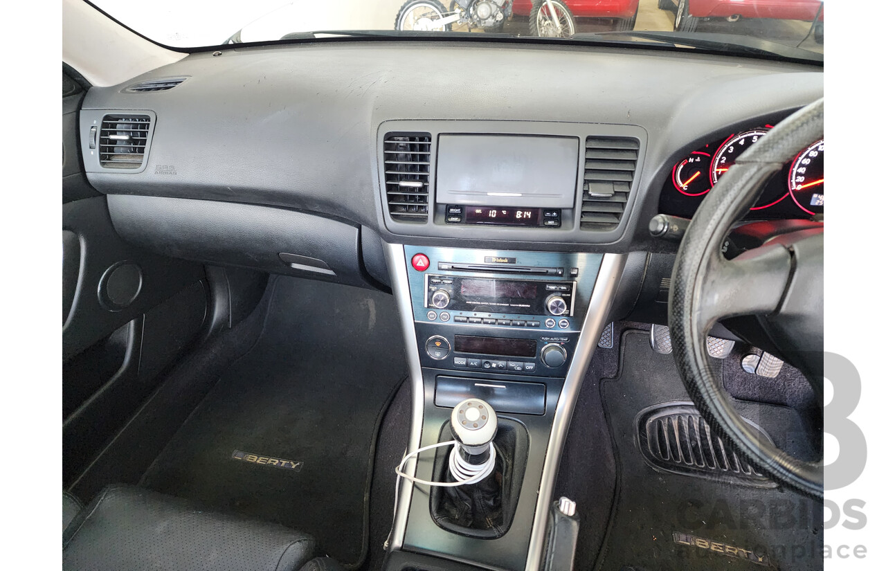 9/2004 Subaru Liberty GT MY05 4d Wagon White 2.0L