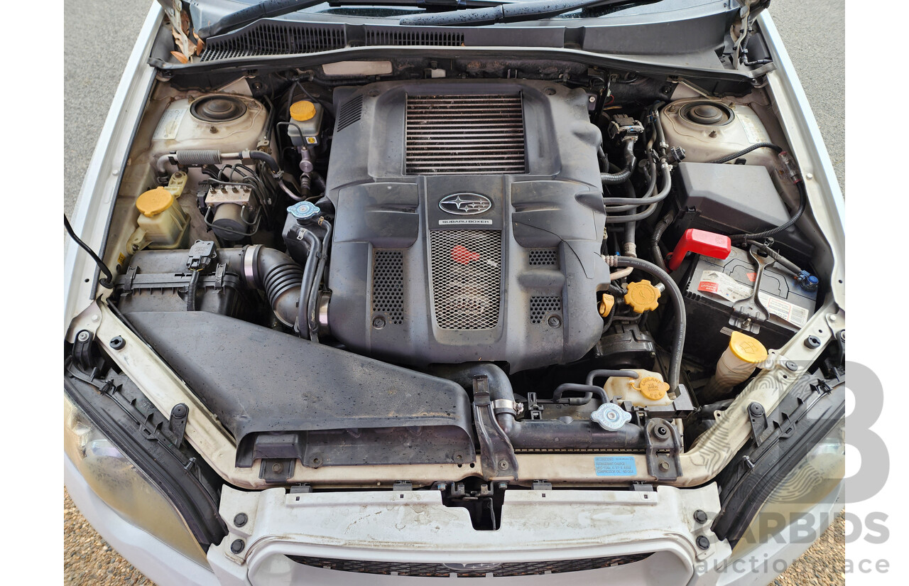 9/2004 Subaru Liberty GT MY05 4d Wagon White 2.0L