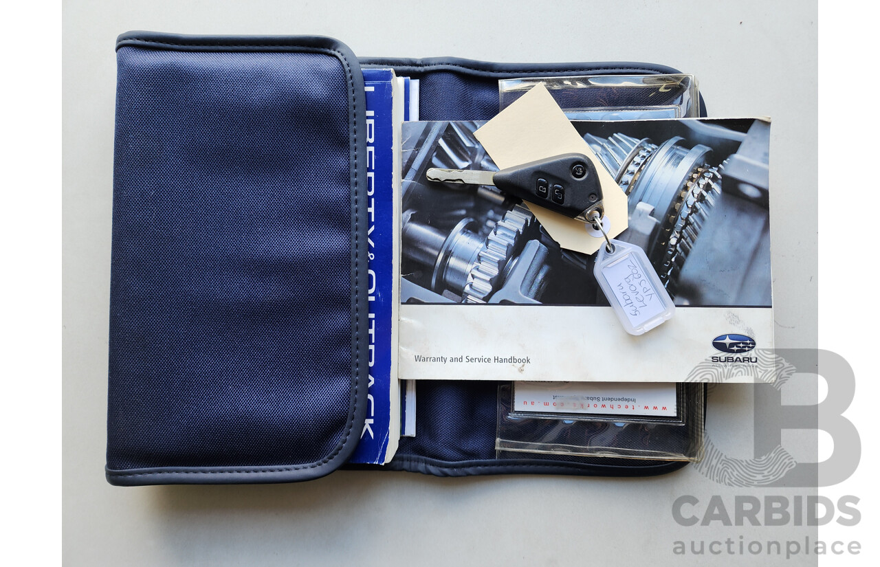 9/2004 Subaru Liberty GT MY05 4d Wagon White 2.0L