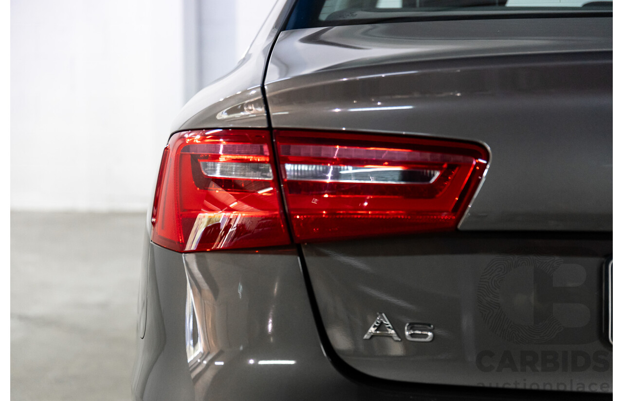 3/2012 Audi A6 3.0 TDi S-Line Quattro 4GL 4d Sedan Dakota Grey Metallic Turbo Diesel V6 3.0L