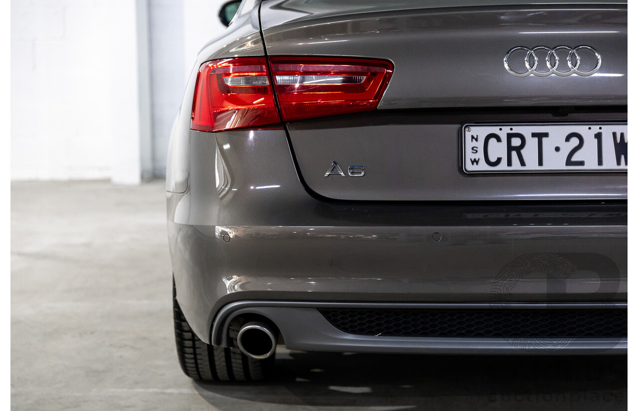 3/2012 Audi A6 3.0 TDi S-Line Quattro 4GL 4d Sedan Dakota Grey Metallic Turbo Diesel V6 3.0L