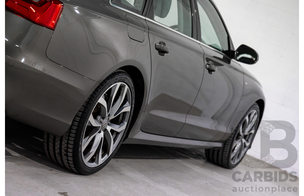 3/2012 Audi A6 3.0 TDi S-Line Quattro 4GL 4d Sedan Dakota Grey Metallic Turbo Diesel V6 3.0L