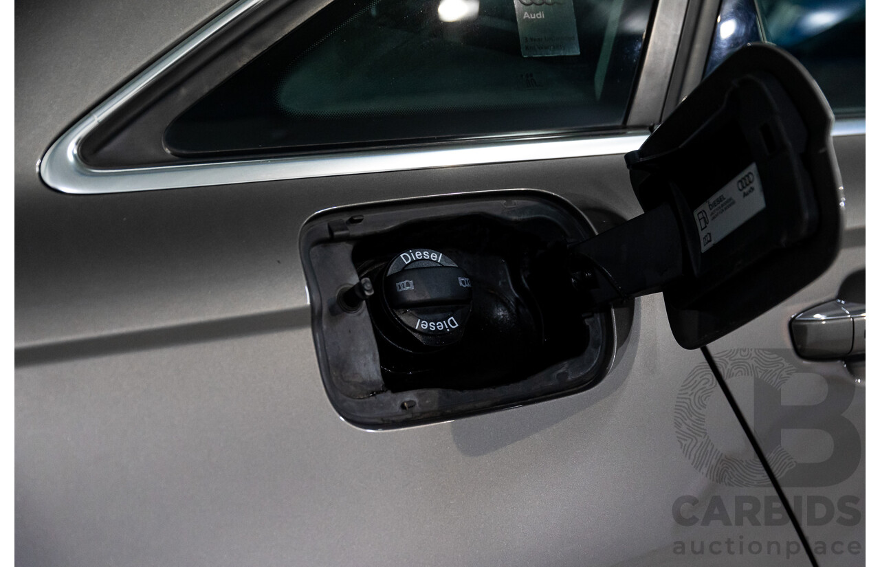 3/2012 Audi A6 3.0 TDi S-Line Quattro 4GL 4d Sedan Dakota Grey Metallic Turbo Diesel V6 3.0L