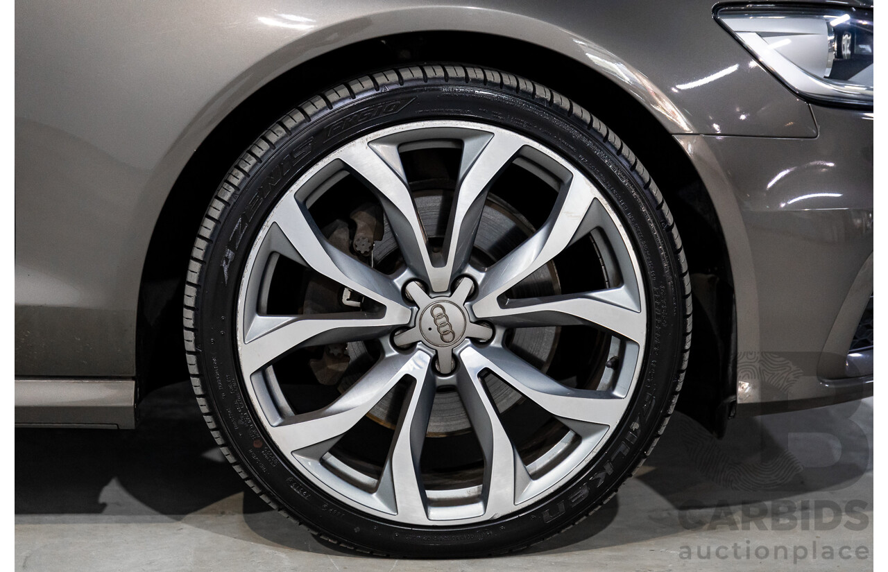 3/2012 Audi A6 3.0 TDi S-Line Quattro 4GL 4d Sedan Dakota Grey Metallic Turbo Diesel V6 3.0L