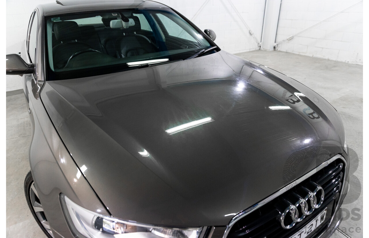 3/2012 Audi A6 3.0 TDi S-Line Quattro 4GL 4d Sedan Dakota Grey Metallic Turbo Diesel V6 3.0L
