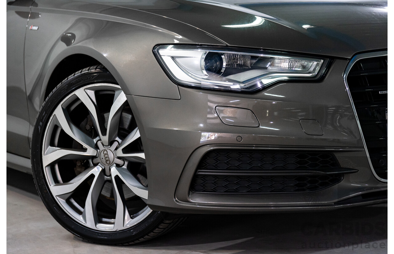 3/2012 Audi A6 3.0 TDi S-Line Quattro 4GL 4d Sedan Dakota Grey Metallic Turbo Diesel V6 3.0L