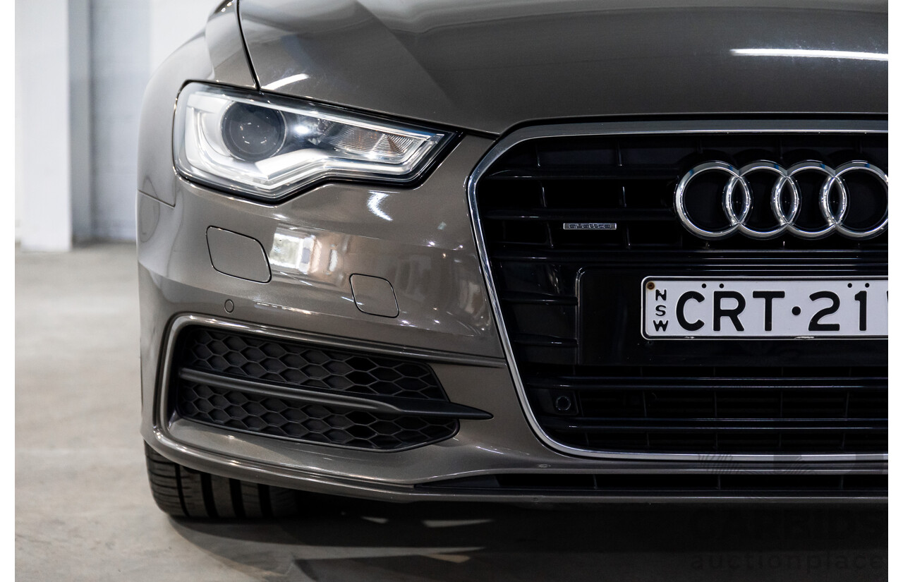 3/2012 Audi A6 3.0 TDi S-Line Quattro 4GL 4d Sedan Dakota Grey Metallic Turbo Diesel V6 3.0L
