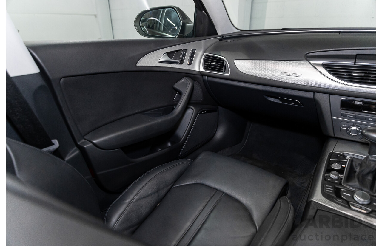 3/2012 Audi A6 3.0 TDi S-Line Quattro 4GL 4d Sedan Dakota Grey Metallic Turbo Diesel V6 3.0L