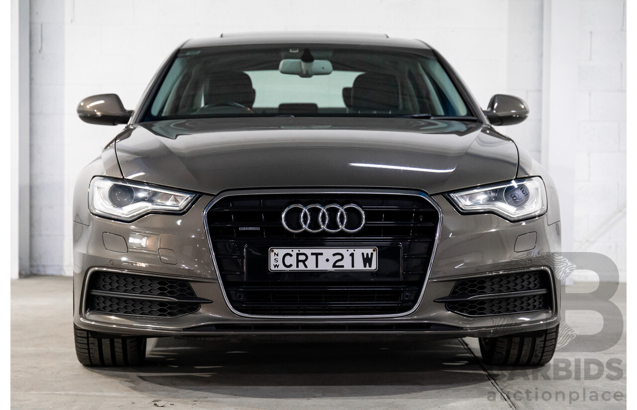 3/2012 Audi A6 3.0 TDi S-Line Quattro 4GL 4d Sedan Dakota Grey Metallic Turbo Diesel V6 3.0L