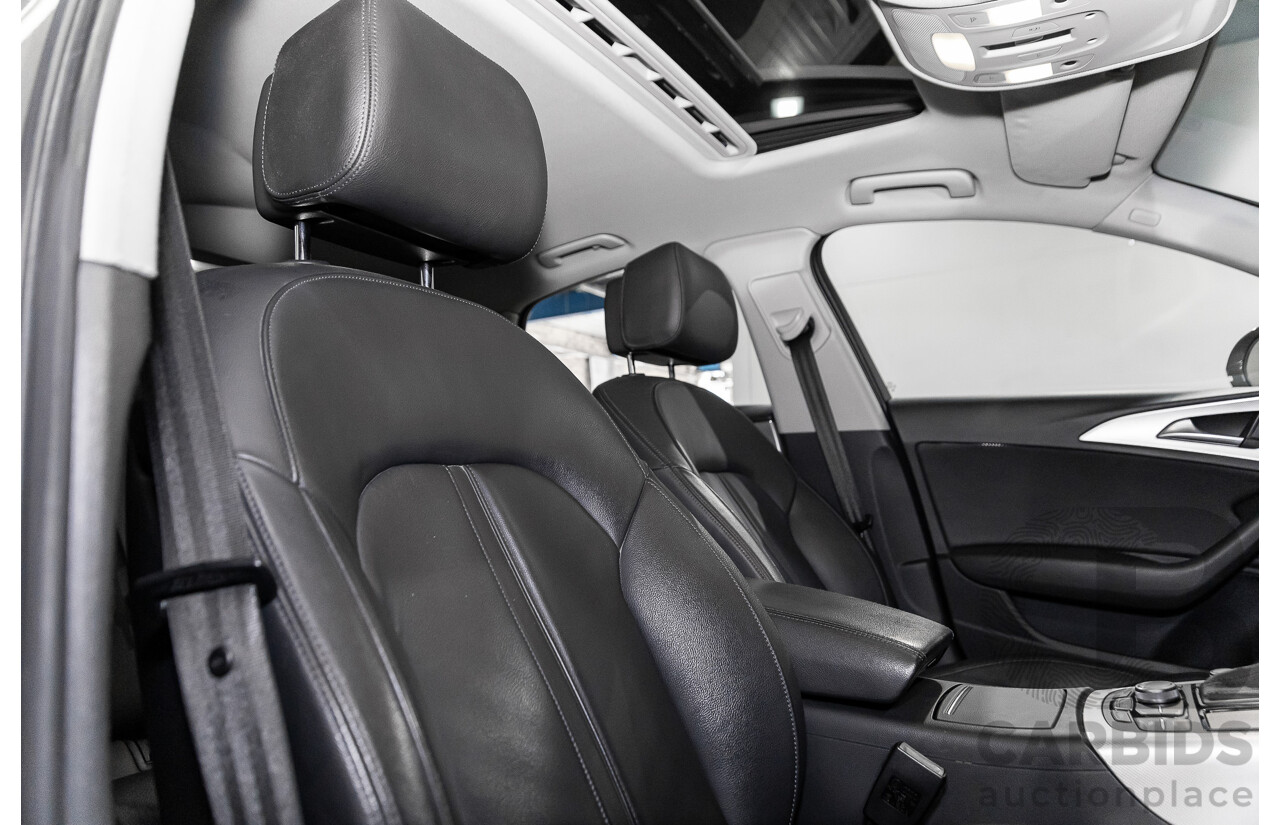 3/2012 Audi A6 3.0 TDi S-Line Quattro 4GL 4d Sedan Dakota Grey Metallic Turbo Diesel V6 3.0L