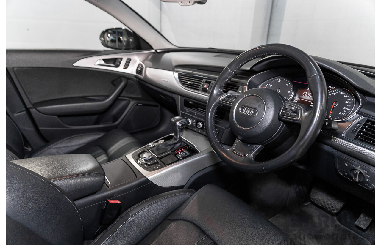 3/2012 Audi A6 3.0 TDi S-Line Quattro 4GL 4d Sedan Dakota Grey Metallic Turbo Diesel V6 3.0L