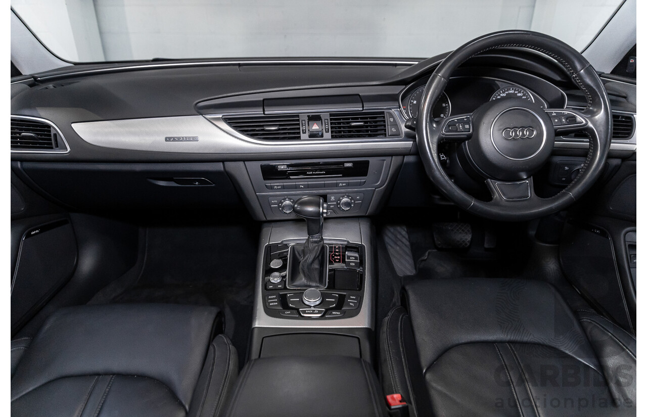 3/2012 Audi A6 3.0 TDi S-Line Quattro 4GL 4d Sedan Dakota Grey Metallic Turbo Diesel V6 3.0L