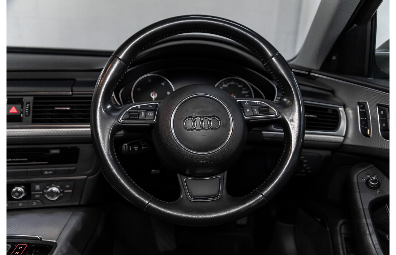 3/2012 Audi A6 3.0 TDi S-Line Quattro 4GL 4d Sedan Dakota Grey Metallic Turbo Diesel V6 3.0L