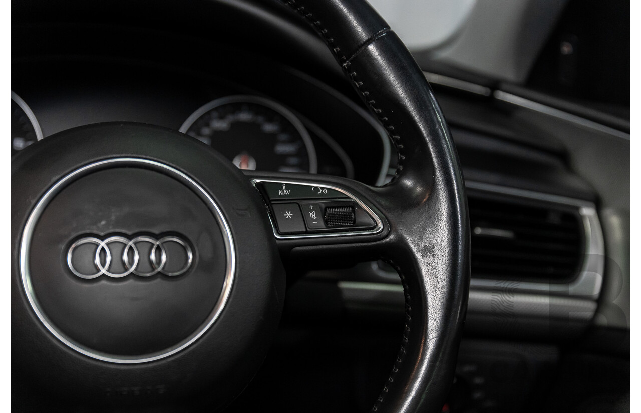 3/2012 Audi A6 3.0 TDi S-Line Quattro 4GL 4d Sedan Dakota Grey Metallic Turbo Diesel V6 3.0L