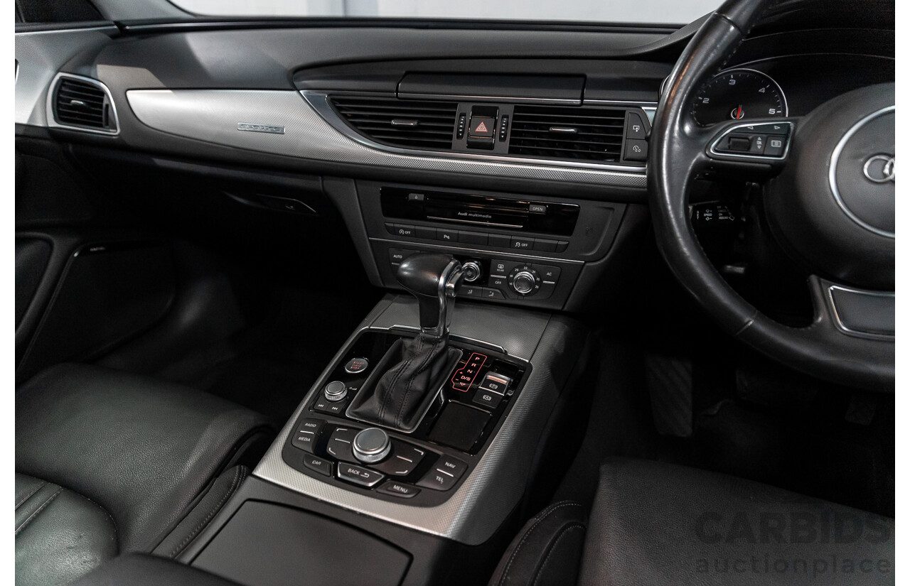 3/2012 Audi A6 3.0 TDi S-Line Quattro 4GL 4d Sedan Dakota Grey Metallic Turbo Diesel V6 3.0L