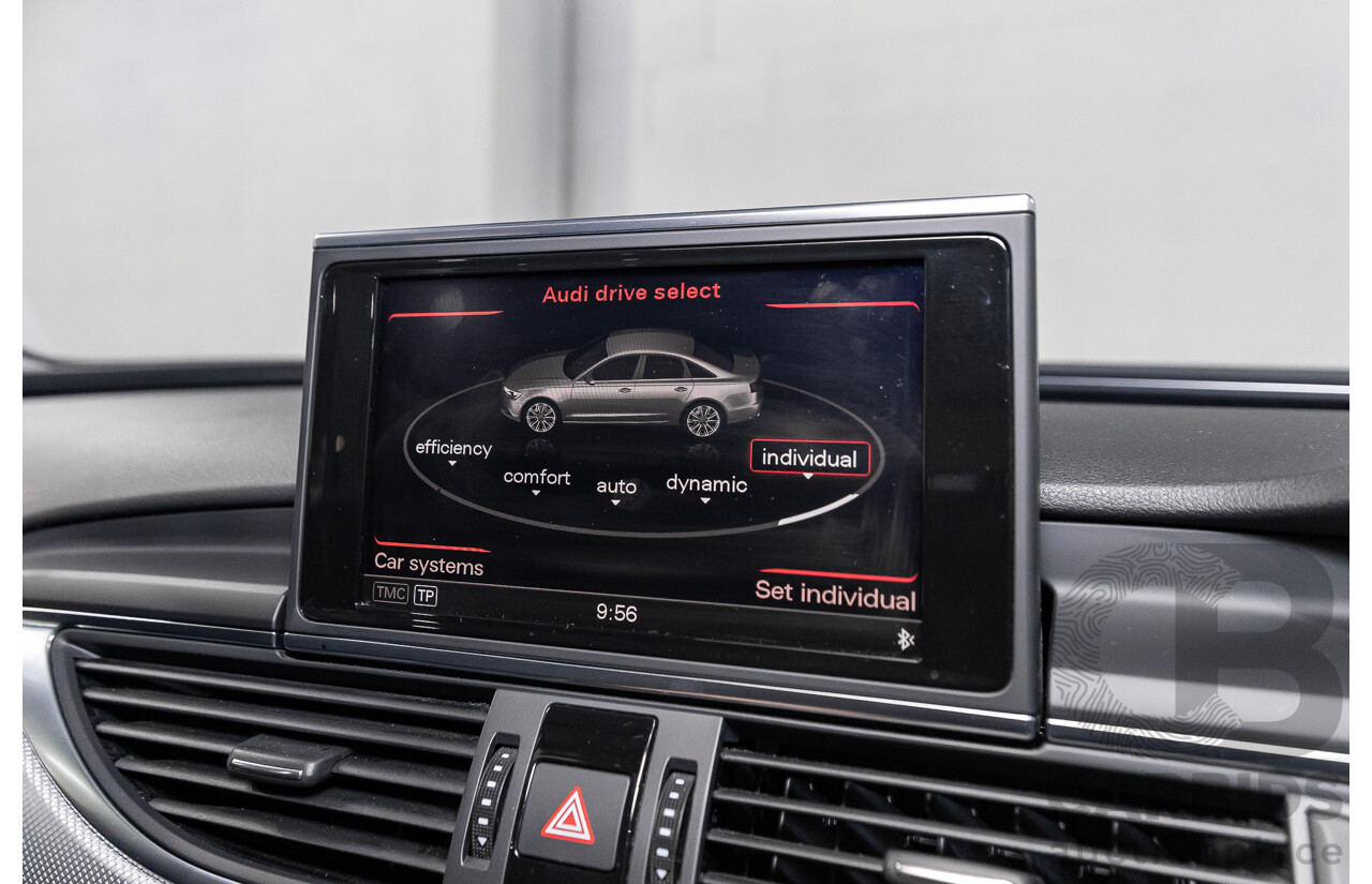 3/2012 Audi A6 3.0 TDi S-Line Quattro 4GL 4d Sedan Dakota Grey Metallic Turbo Diesel V6 3.0L