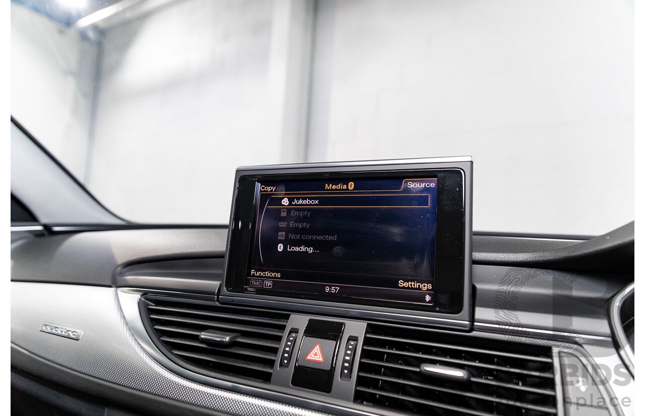 3/2012 Audi A6 3.0 TDi S-Line Quattro 4GL 4d Sedan Dakota Grey Metallic Turbo Diesel V6 3.0L