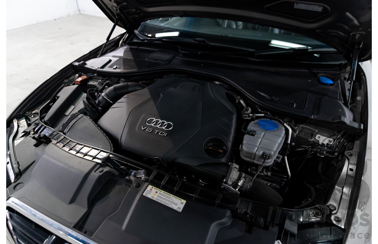 3/2012 Audi A6 3.0 TDi S-Line Quattro 4GL 4d Sedan Dakota Grey Metallic Turbo Diesel V6 3.0L