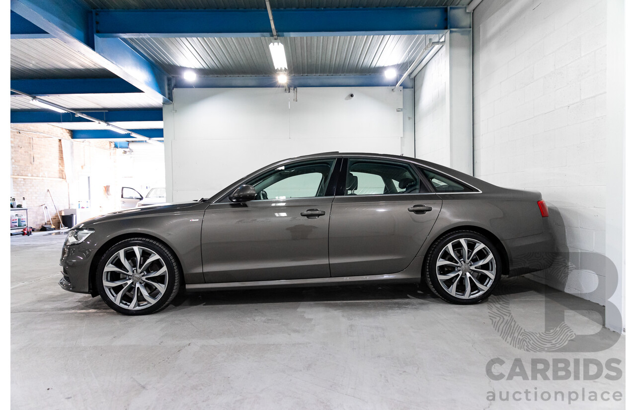 3/2012 Audi A6 3.0 TDi S-Line Quattro 4GL 4d Sedan Dakota Grey Metallic Turbo Diesel V6 3.0L