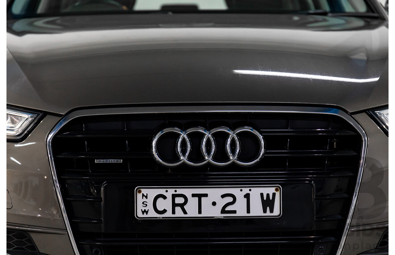 3/2012 Audi A6 3.0 TDi S-Line Quattro 4GL 4d Sedan Dakota Grey Metallic Turbo Diesel V6 3.0L