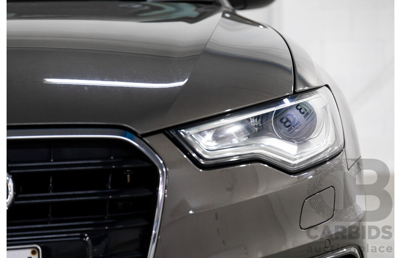 3/2012 Audi A6 3.0 TDi S-Line Quattro 4GL 4d Sedan Dakota Grey Metallic Turbo Diesel V6 3.0L