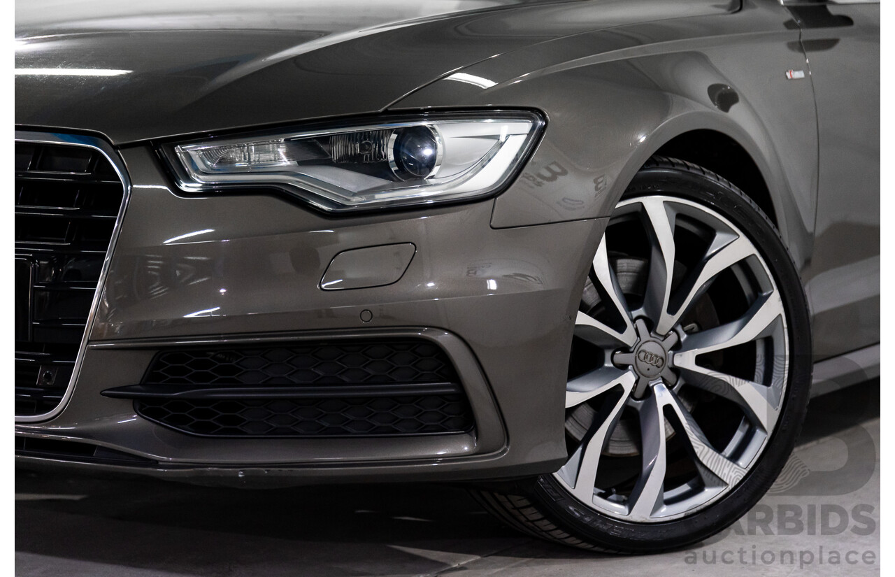 3/2012 Audi A6 3.0 TDi S-Line Quattro 4GL 4d Sedan Dakota Grey Metallic Turbo Diesel V6 3.0L
