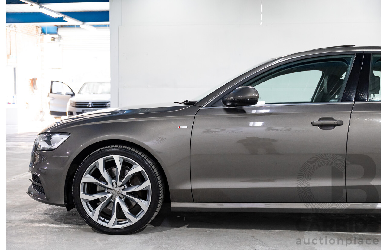 3/2012 Audi A6 3.0 TDi S-Line Quattro 4GL 4d Sedan Dakota Grey Metallic Turbo Diesel V6 3.0L