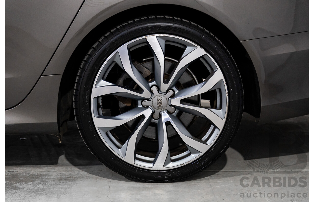 3/2012 Audi A6 3.0 TDi S-Line Quattro 4GL 4d Sedan Dakota Grey Metallic Turbo Diesel V6 3.0L