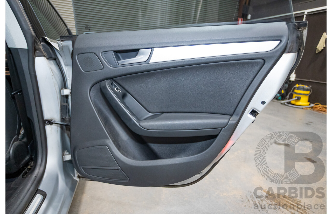 11/2013 Audi A5 Sportback 2.0 TFSI Quattro (AWD) 8T MY13 5d Ice Silver Metallic Turbo 2.0L