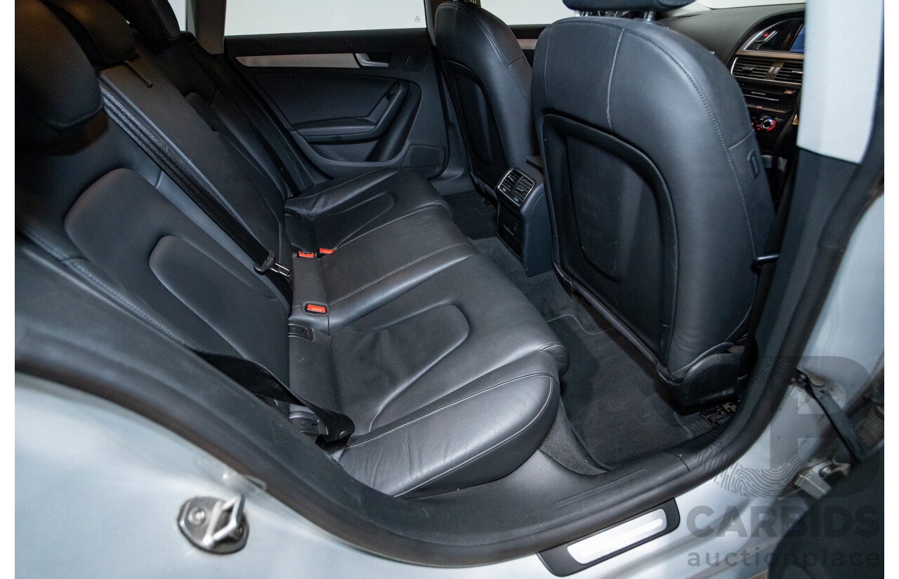 11/2013 Audi A5 Sportback 2.0 TFSI Quattro (AWD) 8T MY13 5d Ice Silver Metallic Turbo 2.0L