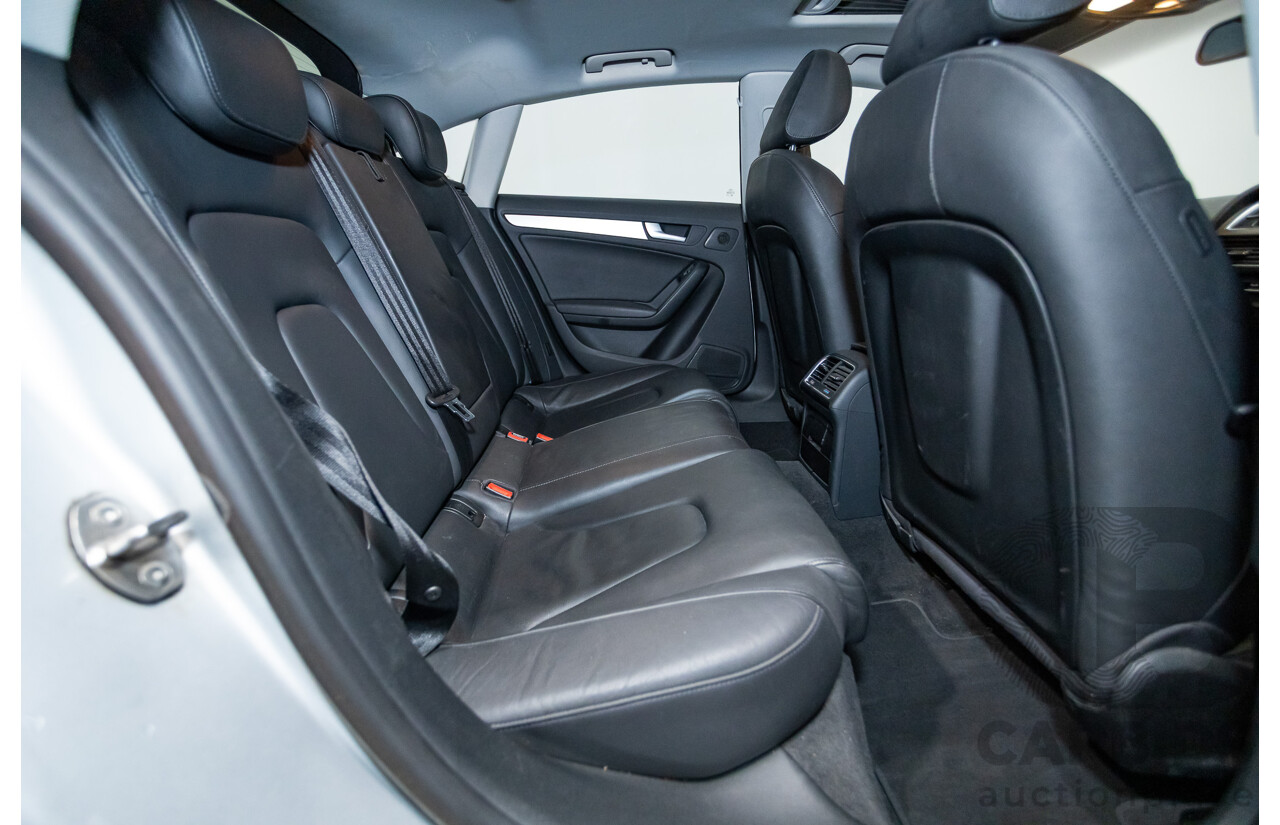 11/2013 Audi A5 Sportback 2.0 TFSI Quattro (AWD) 8T MY13 5d Ice Silver Metallic Turbo 2.0L