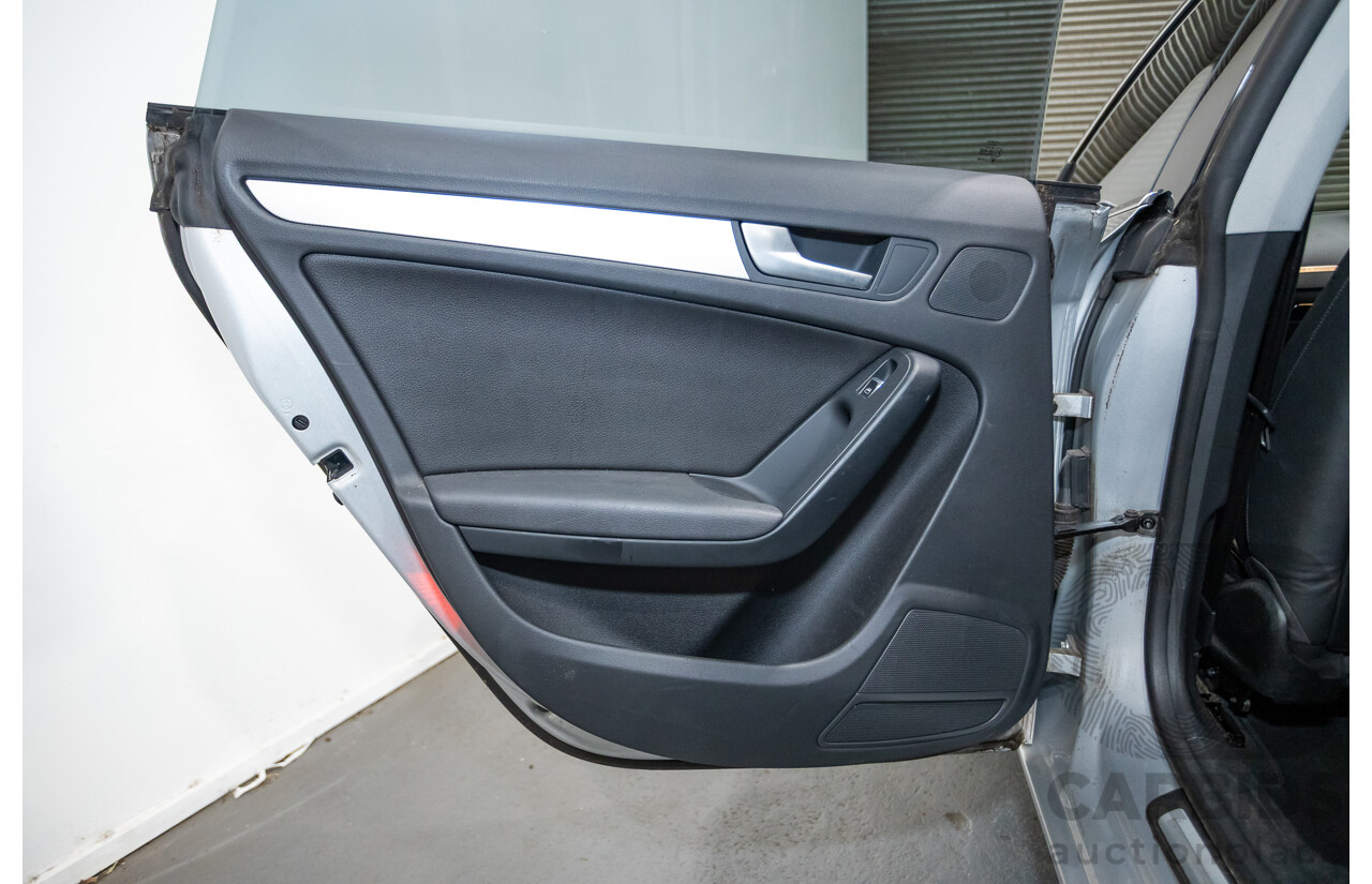 11/2013 Audi A5 Sportback 2.0 TFSI Quattro (AWD) 8T MY13 5d Ice Silver Metallic Turbo 2.0L