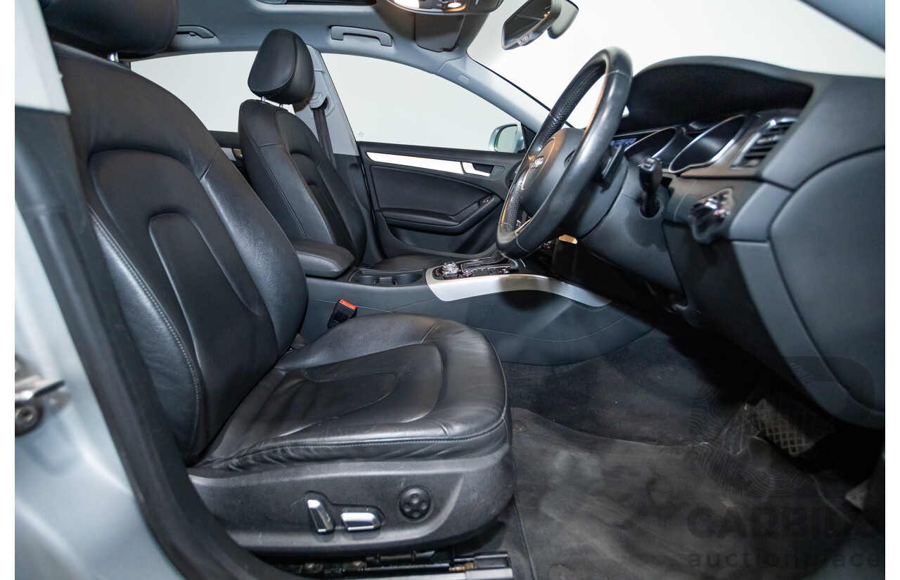 11/2013 Audi A5 Sportback 2.0 TFSI Quattro (AWD) 8T MY13 5d Ice Silver Metallic Turbo 2.0L