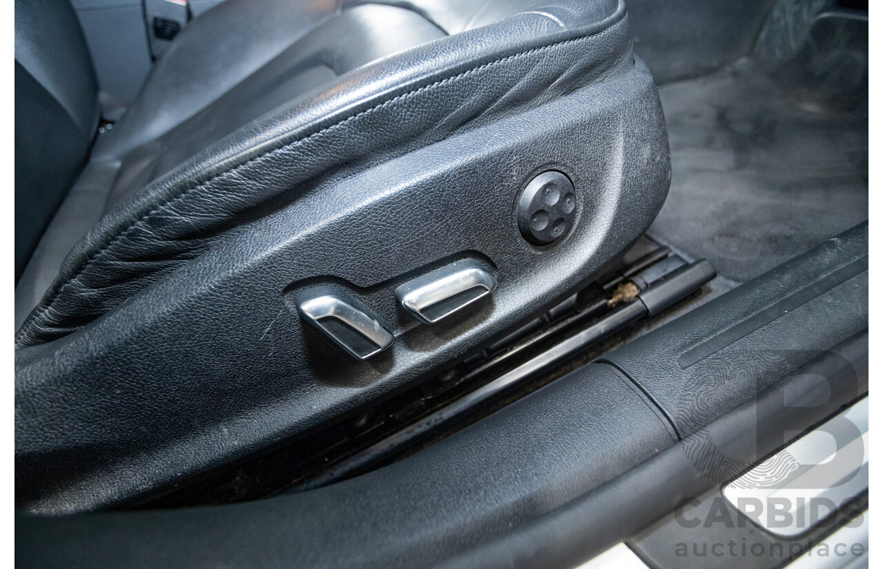 11/2013 Audi A5 Sportback 2.0 TFSI Quattro (AWD) 8T MY13 5d Ice Silver Metallic Turbo 2.0L