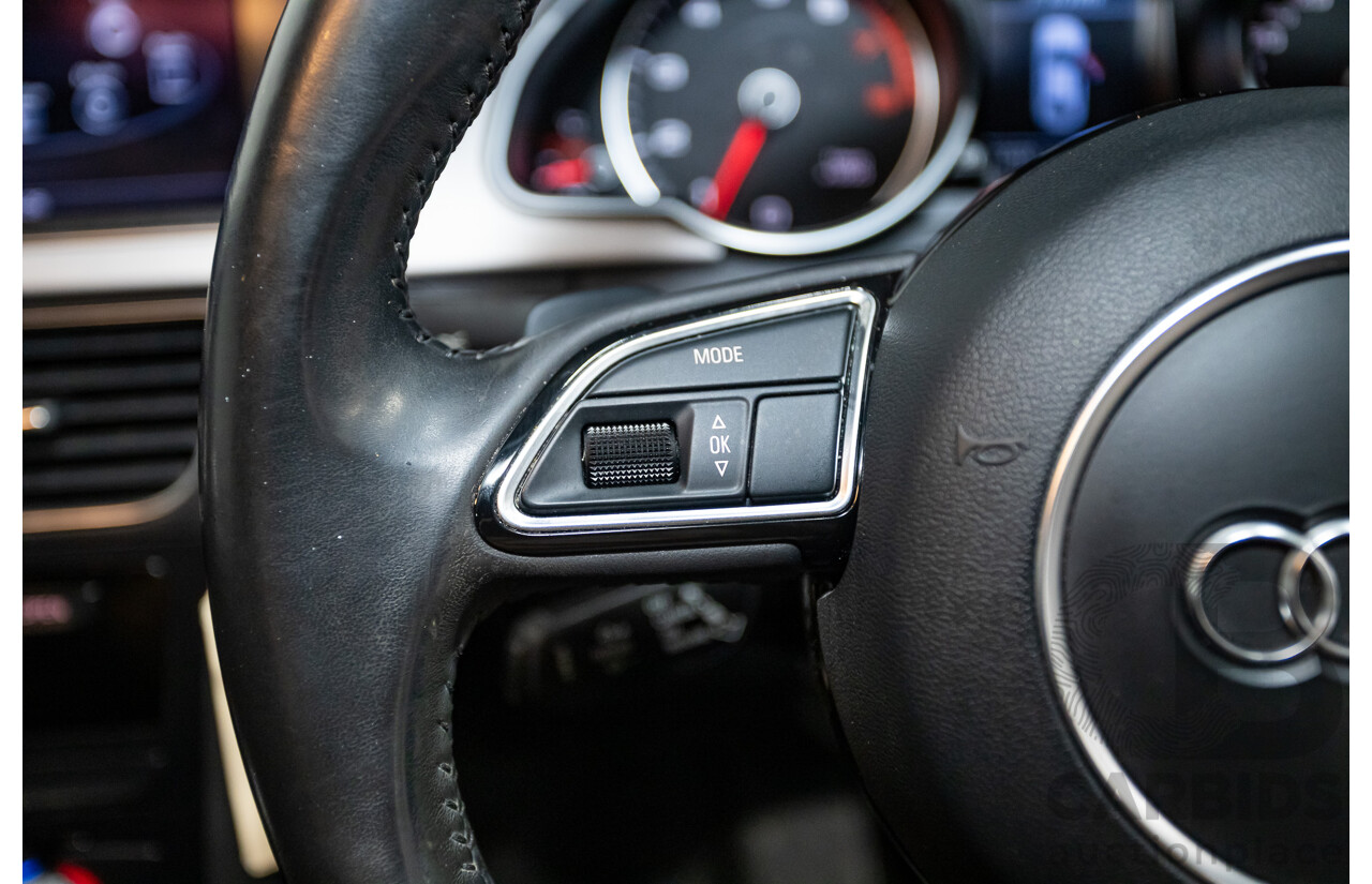 11/2013 Audi A5 Sportback 2.0 TFSI Quattro (AWD) 8T MY13 5d Ice Silver Metallic Turbo 2.0L