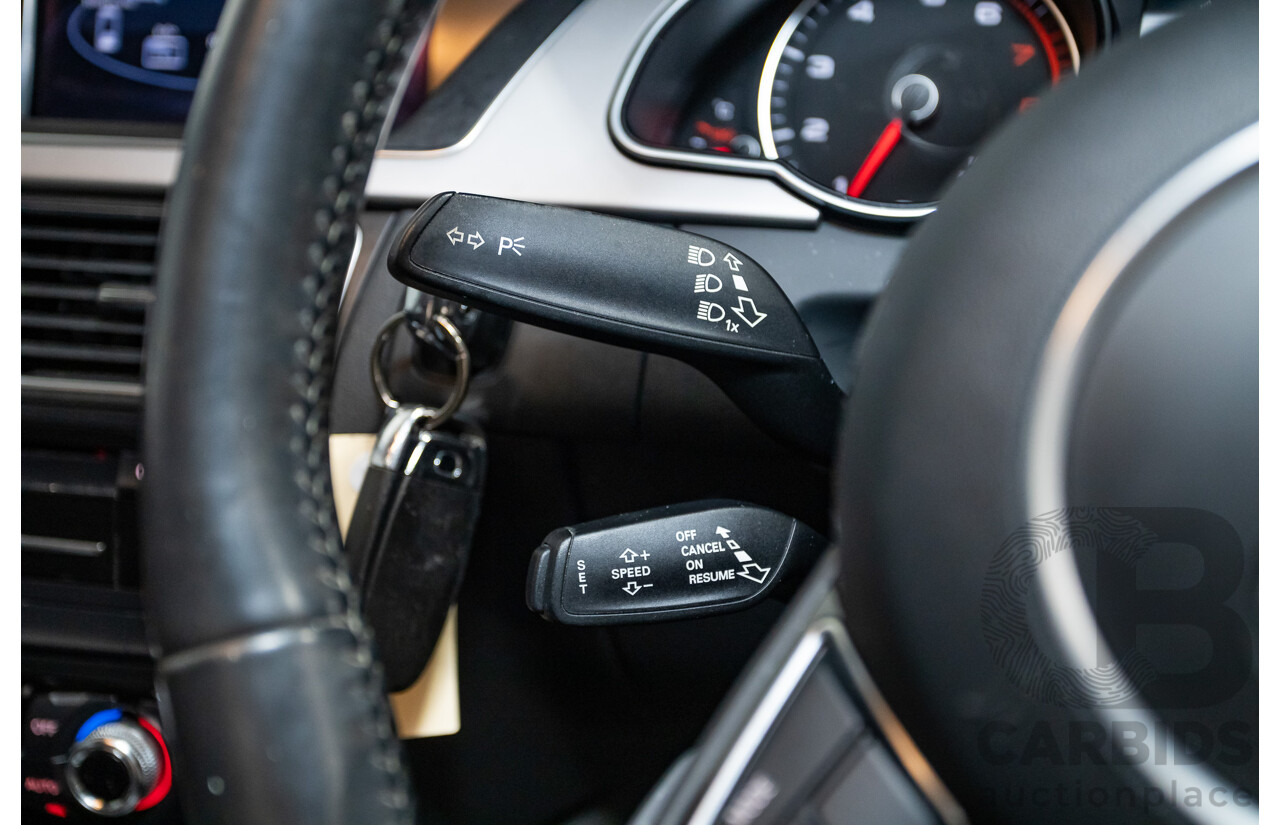 11/2013 Audi A5 Sportback 2.0 TFSI Quattro (AWD) 8T MY13 5d Ice Silver Metallic Turbo 2.0L