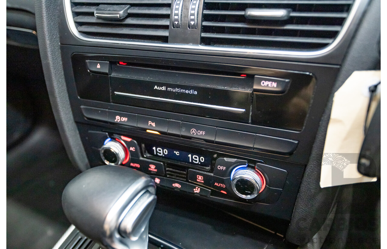 11/2013 Audi A5 Sportback 2.0 TFSI Quattro (AWD) 8T MY13 5d Ice Silver Metallic Turbo 2.0L