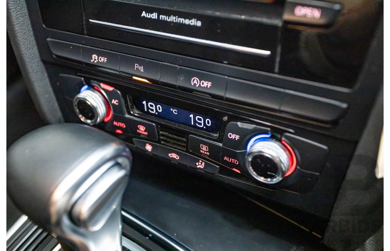 11/2013 Audi A5 Sportback 2.0 TFSI Quattro (AWD) 8T MY13 5d Ice Silver Metallic Turbo 2.0L