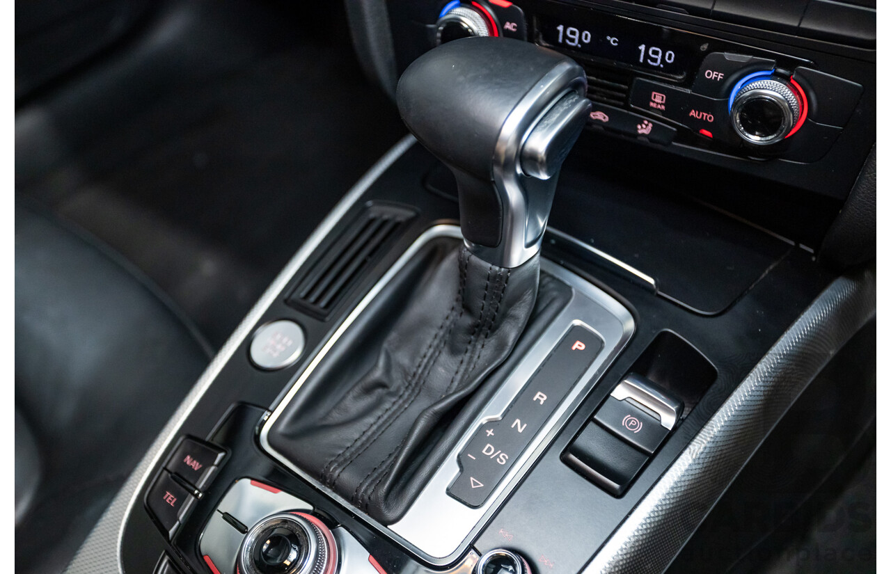 11/2013 Audi A5 Sportback 2.0 TFSI Quattro (AWD) 8T MY13 5d Ice Silver Metallic Turbo 2.0L