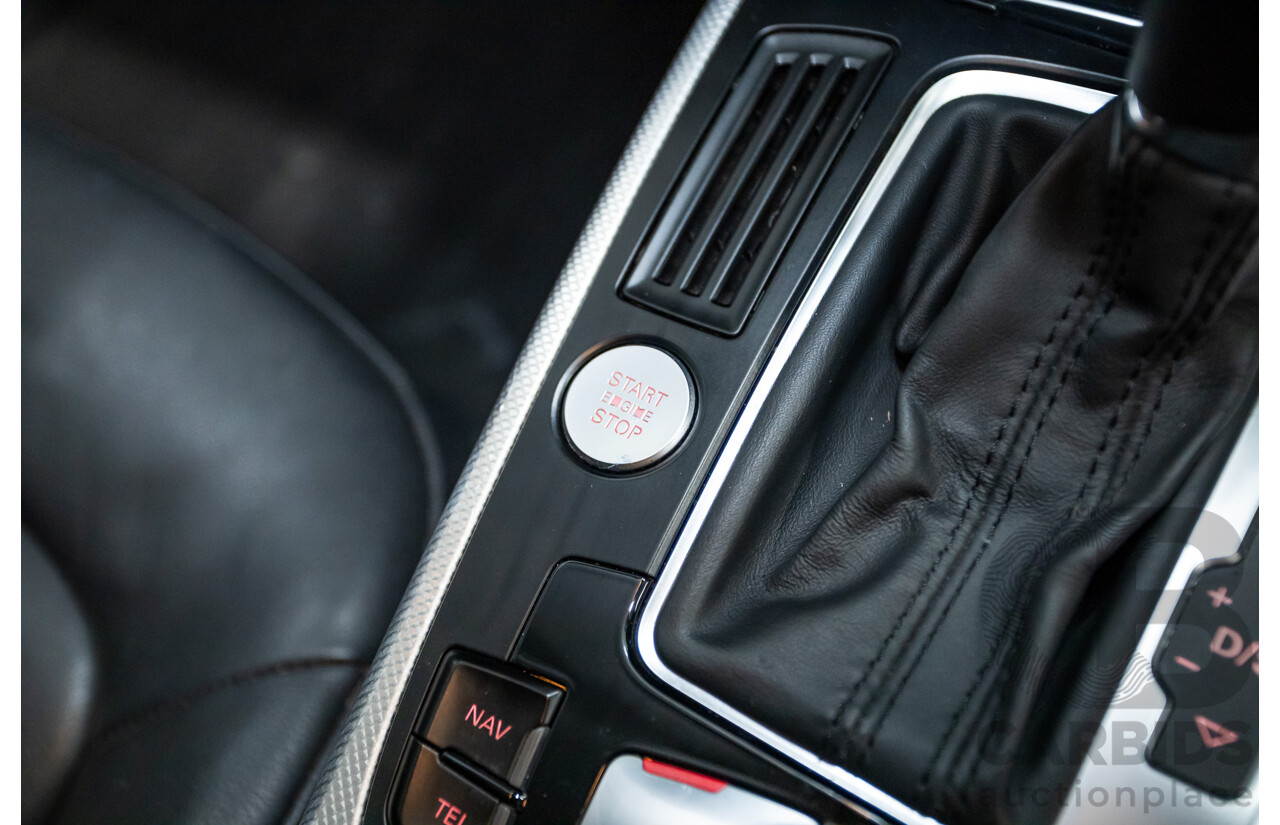 11/2013 Audi A5 Sportback 2.0 TFSI Quattro (AWD) 8T MY13 5d Ice Silver Metallic Turbo 2.0L