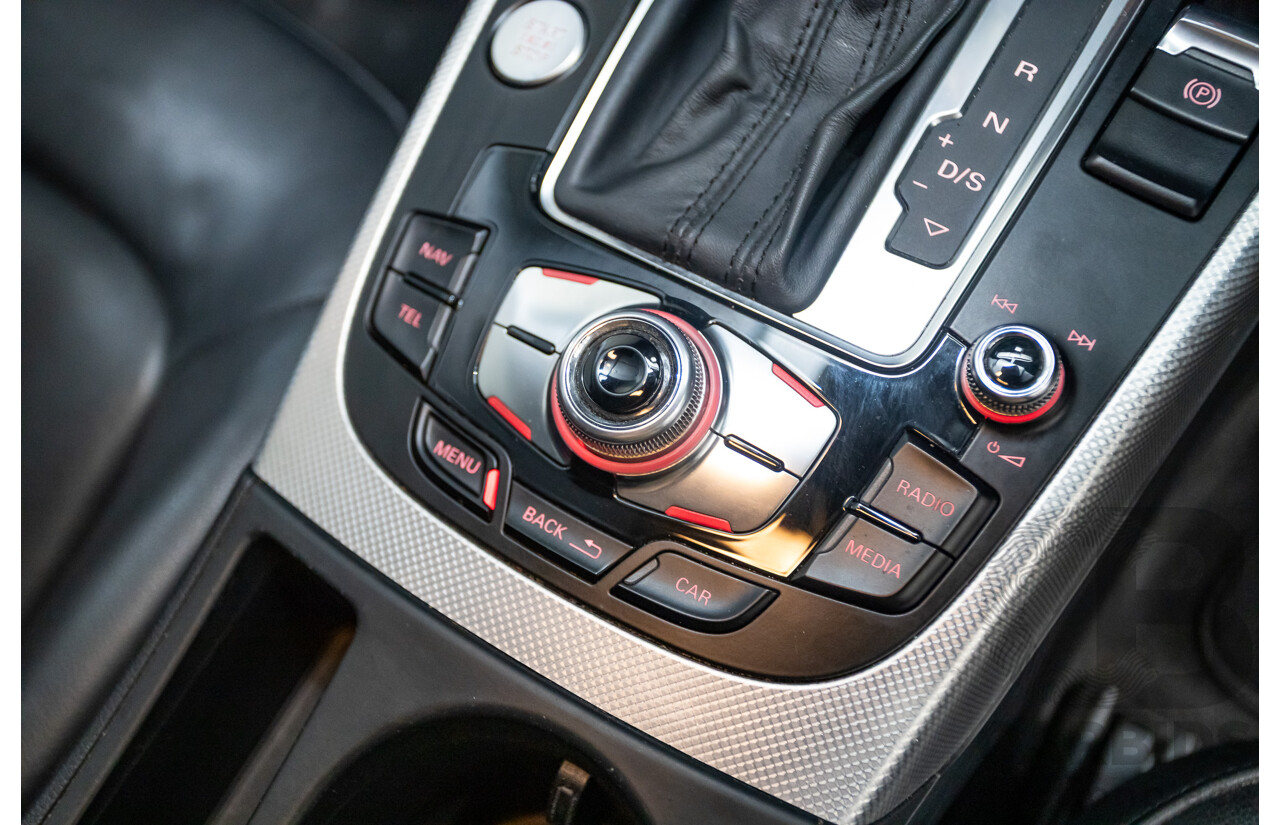 11/2013 Audi A5 Sportback 2.0 TFSI Quattro (AWD) 8T MY13 5d Ice Silver Metallic Turbo 2.0L